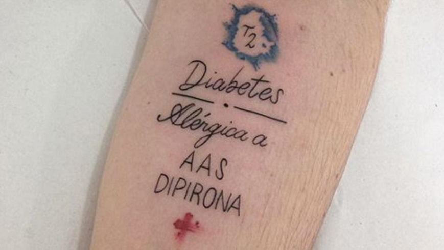 Inspiração de tatuagem para diabéticos Clube do Diabetes